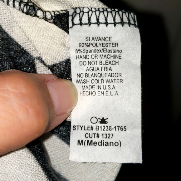 Houndstooth print tunic - Picture 4 of 4